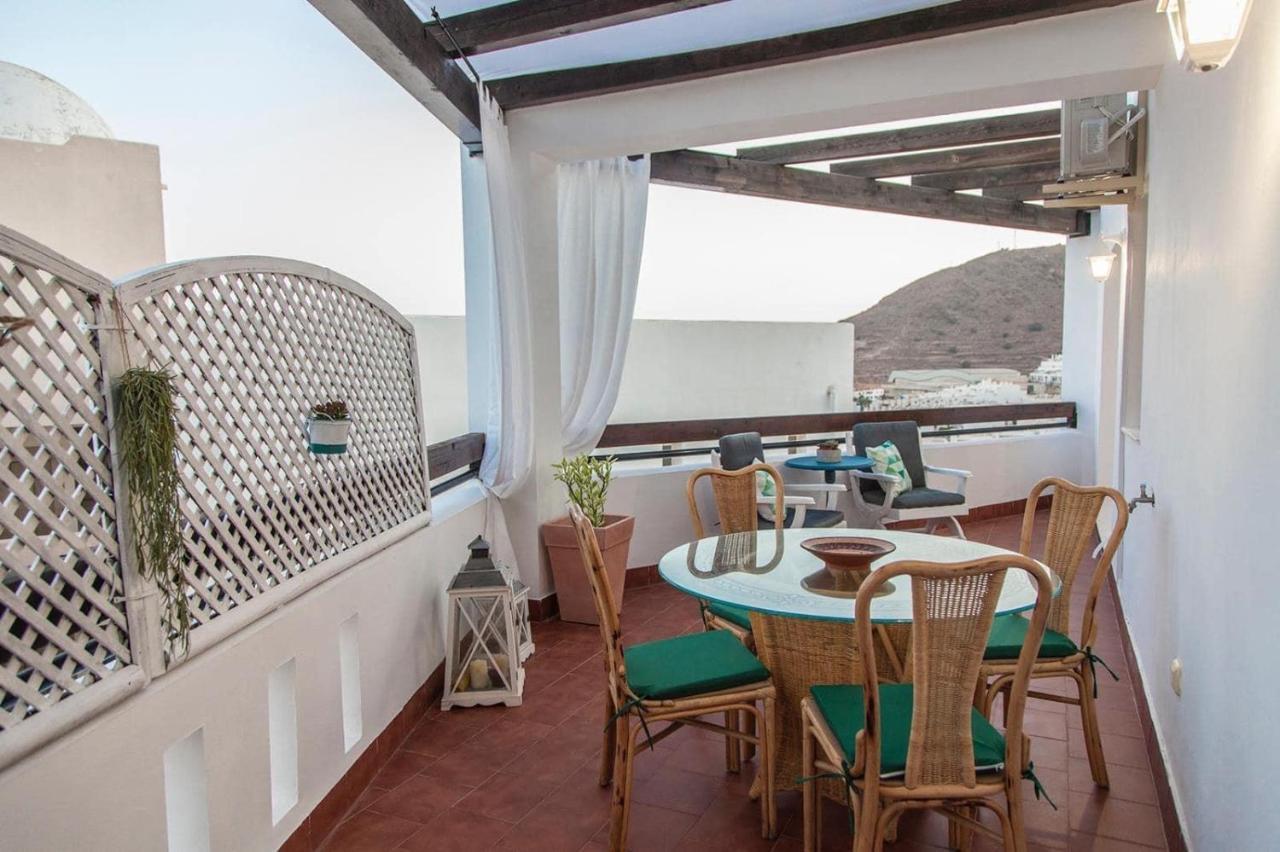 Coqueto Apartamento Con Vistas Al Mar Y Piscina Carboneras Bagian luar foto