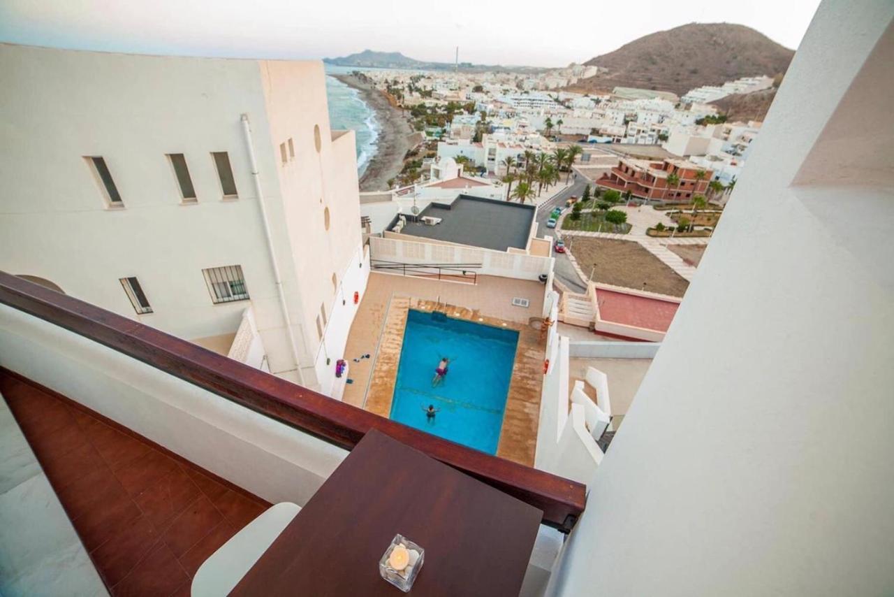Coqueto Apartamento Con Vistas Al Mar Y Piscina Carboneras Bagian luar foto